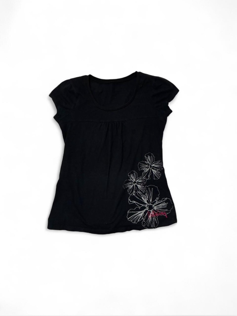 🪷Black billabong babydoll top